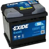 Batería de arranque 50Ah/450A EXIDE - EB501
