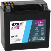 Bateria de arranque 13Ah/200A EXIDE - EK131