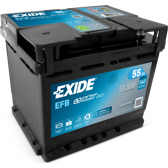 Batería de arranque 55Ah/540A EXIDE - EL550