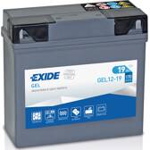 Batería de motocicleta GEL12-19 EXIDE - GEL12-19