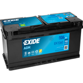 Batteria per auto da 106 Ah/950 A EXIDE - EK1060