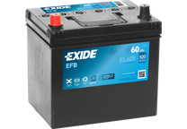 Batteria avviamento 60Ah/520A
