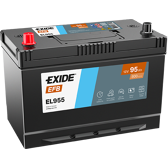 Batteria per auto da 80 Ah / 782 A EXIDE - EL955