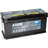 Batterie de voiture 100Ah/900A EXIDE - EA1000