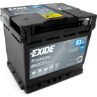 Batterie de voiture 53Ah/540A EXIDE - EA530