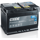 Batterie de voiture 77Ah/760A EXIDE - EA770