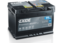 Batterie de voiture 77Ah/760A
