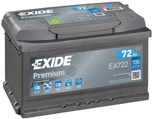 Exide Premium Autó Akkumulátor, 72 Ah, 720 A, EA722 - EMAG.hu - View #11