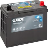Starterbatterie 45Ah/390A EXIDE - EA456