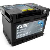 Starterbatterie 61Ah/600A EXIDE - EA612