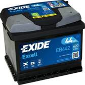 Starterbatterie 44Ah/420A EXIDE - EB442