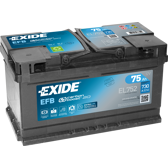 Starterbatterie 75Ah/730A EXIDE - EL752