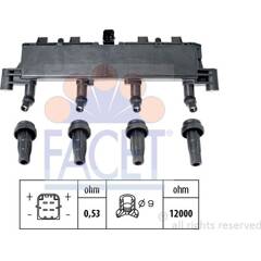 Bobine d'allumage FACET - 9.6303