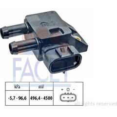 Capteur, pression des gaz échappement FACET - 10.3333