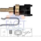 Sensor, temperatura del refrigerante FACET - 7.3357