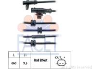 Sensor, wheel speed