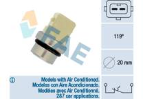 Contact thermique (voyant avertisseur de l'agent réfrigérant)