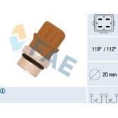 Contact thermique, voyant avertisseur de liquide de refroidissement FAE - 35580