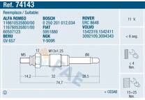Glow plug (per unit)