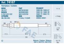 Glow plug (per unit)