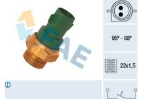 Radiator fan switch