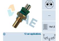 Sensor, kylmedelstemperatur