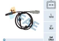 Sensor, revoluciones de la rueda