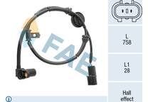 Sensor, revoluciones de la rueda
