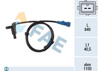 Sensor, rotações da roda