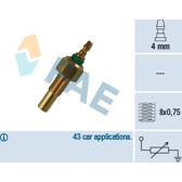 Sensor, temperatura del refrigerante FAE - 32170