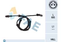 Sensor, wheel speed