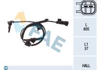 Sensor, wheel speed