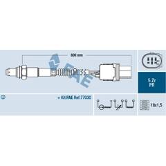 Sonde lambda FAE - 75051