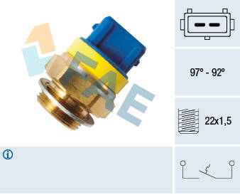 Temperature Switch, radiator fan