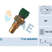 Temperatuurschakelaar, koelvloeistofwaarschuwingslamp FAE - 35610