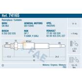 Vela incandescente (por unidade) FAE - 74165