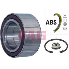 Kit Roulement De Roue FAG 713 6204 20 - Pour Essieu Arrière, Diamètre Int. 48mm, Ext. 86mm, Compatible Land Rover, Jaguar - 6