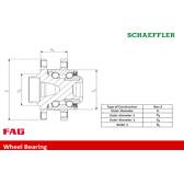 Wiellagerset FAG - 713 6496 80
