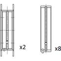 Coussinet de vilebrequin (x10) FAI AutoParts - BM1065-025