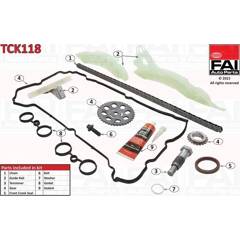 Jeu de distribution à chaînes FAI AutoParts - TCK118