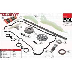 Jeu de distribution à chaînes FAI AutoParts - TCK118VVT