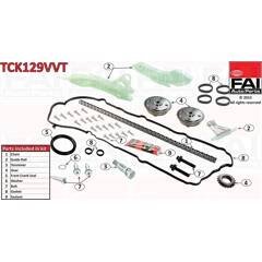 Jeu de distribution à chaînes FAI AutoParts - TCK129VVT