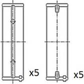 Kurbelwellenlager FAI AutoParts - BM1029-STD
