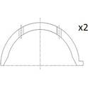 Rondelle d'écartement (vilebrequin) FAI AutoParts - BT3014-STD