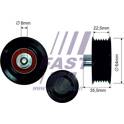 Galet enrouleur (courroie d'accessoire) FAST - FT44593