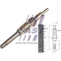 Glow plug FAST - FT82725