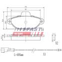 Remblokkenset voor FAST - FT29051