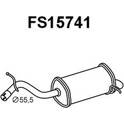 Set endschalldämpfer FAURECIA - FS15741