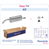 Set endschalldämpfer FAURECIA - FS15892