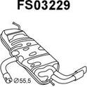 Kit silencieux arrière FAURECIA - FS03229
